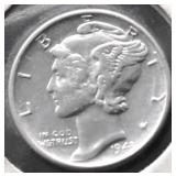 1943 PROOF MIRROR LIKE MERCURY DIME