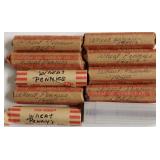 10 ROLLS OF WHEAT CENTS