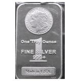 1  OZ .999 SILVER BAR