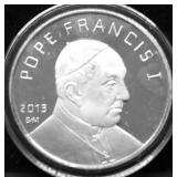 VATICAN CITY 1 OZ .999 SILVER ROUND