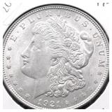 1921 CHOICE BU MORGAN DOLLAR
