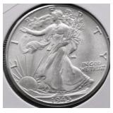 1945 D GEM BU WALKING HALF DOLLAR