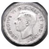 1939 CANADA DIME VF