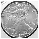 2000 SILVER EAGLE GEM