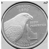 2007 S PROOF SILVER WASHINGTON QUARTER