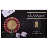 1/4 GRAIN .999 GOLD NOT  GRAM