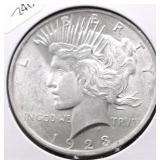 1923  PEACE DOLLAR AU