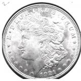 1921 MORGAN DOLLAR AU