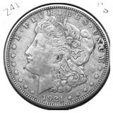 1921 D MORGAN DOLLAR XF