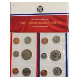 1987 MINT SET P D MINTS