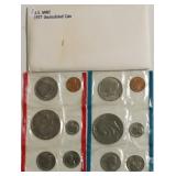 1977 MINT SET P D MINTS