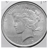 1923 PEACE DOLLAR XF