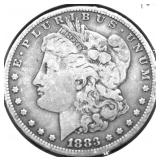 1883 MORGAN DOLLAR VG