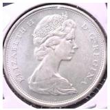 1967 CANADA SILVER 50 CENTS CHOICE BU