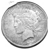 1923 PEACE DOLLAR VF