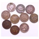 10 INDIAN HEAD CENTS