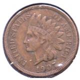 1907 INDIAN HEAD CENT AU