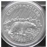 1980 GEM BU CANADA SILVER DOLLAR