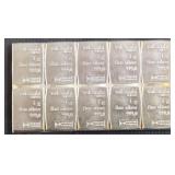 10-1 GRAM VALCAMBIE .999 SILVER BARS