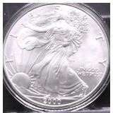 2000 SILVER EAGLE GEM