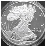 2000 SILVER EAGLE GEM