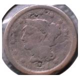 1851 LARGE CENT G DETAILS