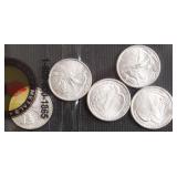 5-1/10  OZ .999 SILVER