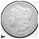 1884 S MORGAN SILVER DOLLAR VERY FINE