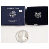 2007 PROOF SILVER EAGLE WITH BOX