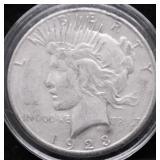 1923 S PEACE DOLLAR VG