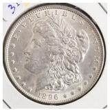 1896 MORGAN DOLLAR AU