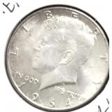 1964 CHOICE BU KENNEDY HALF DOLLAR