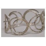 STERLING SILVER OPEN RING BRACELET