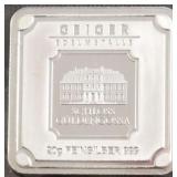 20 GRAM GEIGER .999 SILVER BAR