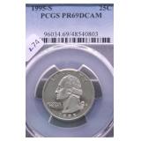 1995 S PCGS PF69DC WASHINGTON QUARTER