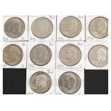 10 BU/PROOF IKE DOLLARS