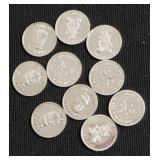 10-1  GRAM .999 SILVER ROUNDS