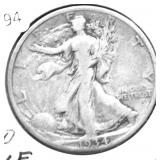 1934 S WALKING HALF DOLLAR VG