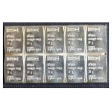 10-1  GRAM VALCAMBIE .999 SILVER BARS