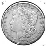 1921 S MORGAN DOLLAR XF