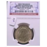 2007 P NGC GEM BU PRESIDENT DOLLAR