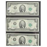 3   GEM CONSECUTIVE SERIAL# 2 $ FEDERAL RESERVE NO