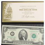 UNCIRCULATED $2 BILL