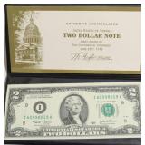 UNCIRCULATED $2 BILL