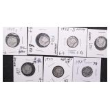 7 MERCURY DIMES
