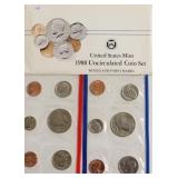 1988 MINT SET P D MINTS