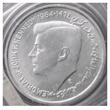 1964 SILVER 5 RUPEES GEM BU