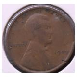 1909 VDB LINCOLN CENT VG