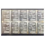 10-1 GRAM VALCAMBIE .999 SILVER BARS