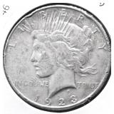 1923 D PEACE DOLLAR VF